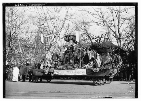 1913 - Women's Suffrage Parade depicting Women of the Bible Lands